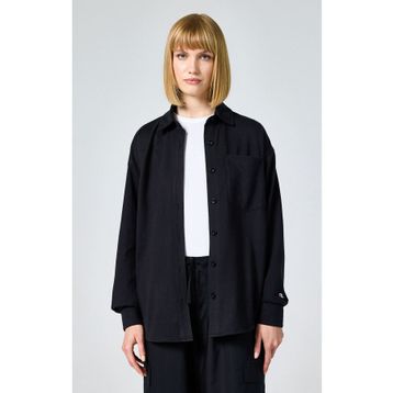 Champion 117119-KK001 Icons Shirt Siyah Kadın Gömlek