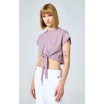 Champion 117178-PS162 Eco Future Crewneck Mor Kadın T-Shirt