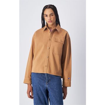 Champion 117444-MS034 Shirt Kahverengi Kadın Gömlek