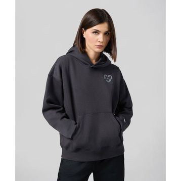 Champion 117491-ES503 Surplus + Utility Hooded Siyah Kadın Sweatshirt