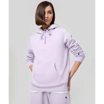 Champion 117530-VS057 Script Shop Hooded Mor Kadın Sweatshirt
