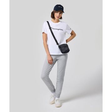 Champion 117550-EM021 Script Shop Rib Cuff Pants Gri Kadın Eşofman Altı