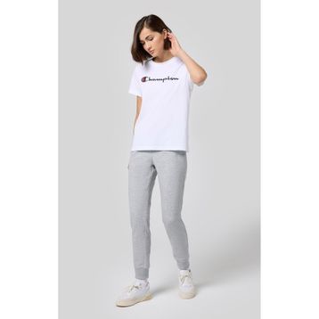 Champion 117550-EM021 Script Shop Rib Cuff Pants Gri Kadın Eşofman Altı