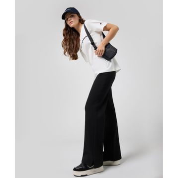 Champion 117553-KK001 Script Shop Flare Pants Siyah Kadın Eşofman Altı