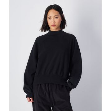 Champion 117637-KK001 Vintage Wash Mock Turtle Neck Long Sleeves Siyah Kadın Sweatshirt