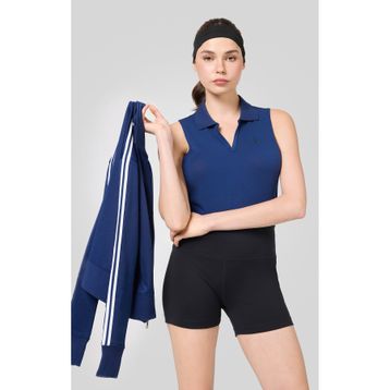 Champion 117722-BS567 Lacivert Wild Things Polo Kadın Atlet
