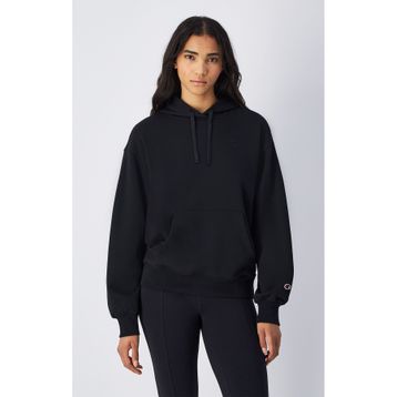 Champion 117786-KK001 Icons Hooded Siyah Kadın Sweatshirt