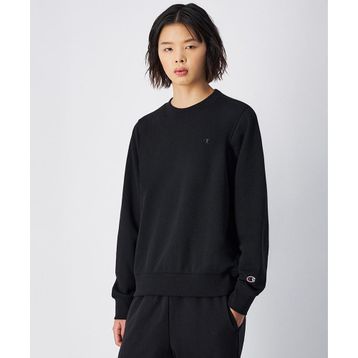 Champion 117788-KK001 Icons Crewneck Siyah Kadın Sweatshirt