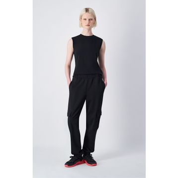Champion 117791-KK001 Authentic Pants Elastic Cuff Cargo Pants Siyah Kadın Pantolon