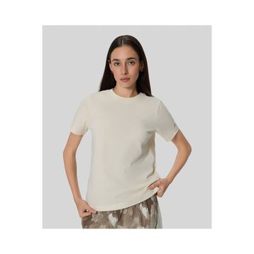 Champion 117822-YS141 Eco Future SS Tee Bej Kadın T-Shirt