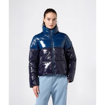 Champion 118219-BS501 Lacivert Polyfilled Jacket Kadın Outdoor Mont