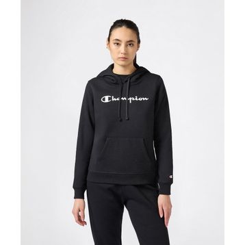 Champion 118424-KK001 Siyah Script Shop Hooded Kadın Sweatshirt