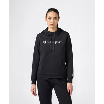 Champion 118424-KK001 Siyah Script Shop Hooded Kadın Sweatshirt