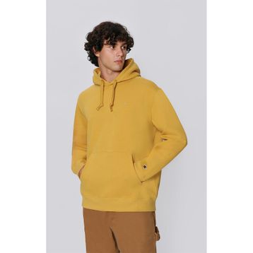 Champion 219065-YS130 Logo Hooded Sarı Erkek Sweatshirt