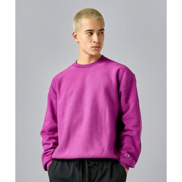Champion 219624-VS088 Crewneck Mor Erkek Sweatshirt
