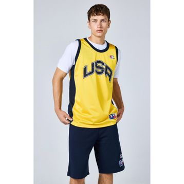 Champion 219745-YS011 Retro Sport Tank Top Sarı Erkek Forma