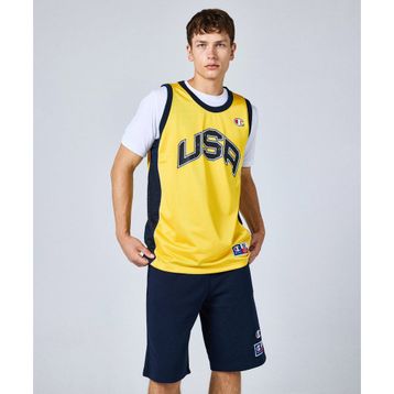 Champion 219745-YS011 Retro Sport Tank Top Sarı Erkek Forma
