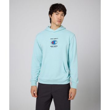Champion 219785-BS017 Mavi Eco Future Hooded Erkek Sweatshirt