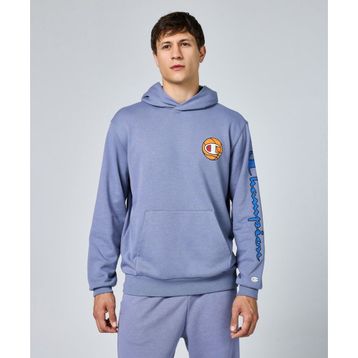 Champion 219785-BS160 Eco Future Hooded Kapüşonlu Mor Erkek Sweatshirt