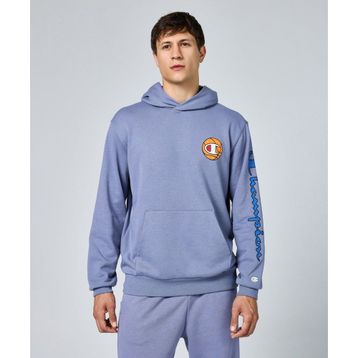 Champion 219785-BS160 Eco Future Hooded Kapüşonlu Mor Erkek Sweatshirt