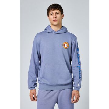 Champion 219785-BS160 Eco Future Hooded Kapüşonlu Mor Erkek Sweatshirt