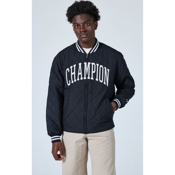 Champion 219897-KK001 Outdoor Bomber Jacket Siyah Erkek Ceket