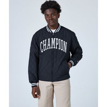 Champion 219897-KK001 Outdoor Bomber Jacket Siyah Erkek Ceket