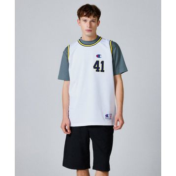Champion 220243-WW001 X Glen Rice Tank Top Beyaz Erkek Forma