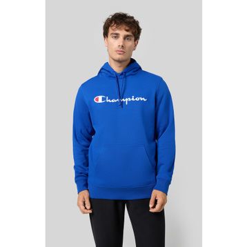 Champion 220253-BS099 Script Shop Hooded Mavi Erkek Sweatshirt