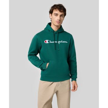 Champion 220253-GS502 Script Shop Hooded Yeşil Erkek Sweatshirt