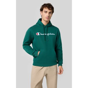 Champion 220253-GS502 Script Shop Hooded Yeşil Erkek Sweatshirt