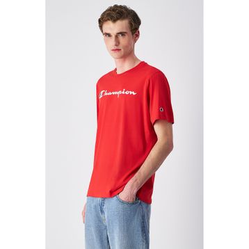 Champion 220256-RS069 Icons SS Tee Kırmızı Erkek T-Shirt
