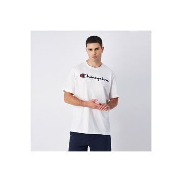 Champion 220256-WW001 Icons SS Tee Beyaz Erkek T-Shirt