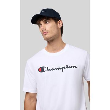Champion 220256-WW001 Icons SS Tee Beyaz Erkek T-Shirt