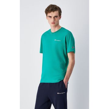 Champion 220264-GS130 Icons SS Tee Yeşil Erkek T-Shirt