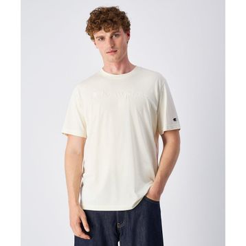 Champion 220273-YS141 Icons SS Tee Bej Erkek T-Shirt