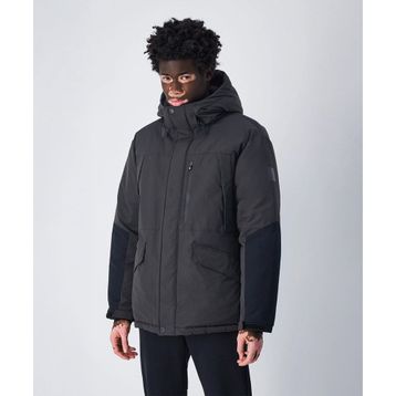 Champion 220355-ES503 Siyah Hooded Jacket Erkek Mont