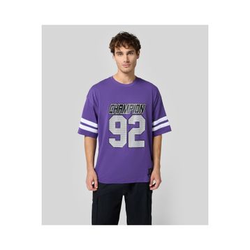 Champion 220367-VS025 Modern Sport Crewneck Mor Erkek T-Shirt