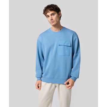 Champion 220406-BS099 C-Tech Crewneck Mavi Erkek Sweatshirt