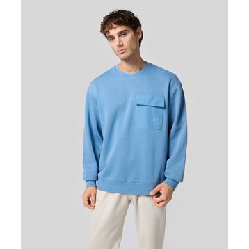 Champion 220406-BS099 C-Tech Crewneck Mavi Erkek Sweatshirt