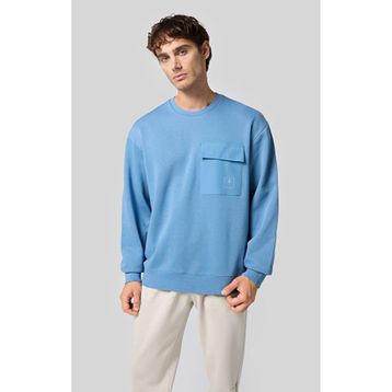 Champion 220406-BS099 C-Tech Crewneck Mavi Erkek Sweatshirt