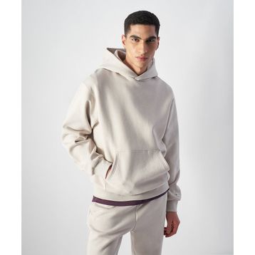 Champion 220423-ES057 Eco Future Hooded Bej Erkek Sweatshirt