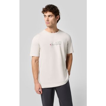 Champion 220429-ES057 Eco Future Crewneck Bej Erkek T-Shirt