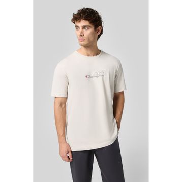 Champion 220429-ES057 Eco Future Crewneck Bej Erkek T-Shirt