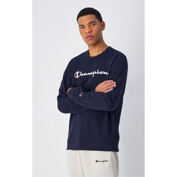 Champion 220727-BS501 Icons Crewneck Lacivert Erkek Sweatshirt