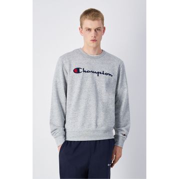 Champion 220727-EM021 Icons Crewneck Gri Erkek Sweatshirt