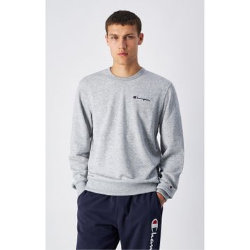 Champion 220730-EM021 Icons Crewneck Gri Erkek Sweatshirt