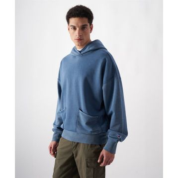 Champion 220744-BS189 Time Capsule Hooded Mavi Erkek Sweatshirt