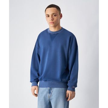 Champion 220746-BS189 Mavi Time Capsule Crewneck Erkek Sweatshirt