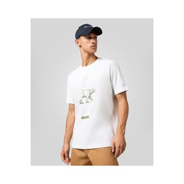 Champion 220757-WW048 Eco Future SS Tee Beyaz Erkek T-Shirt